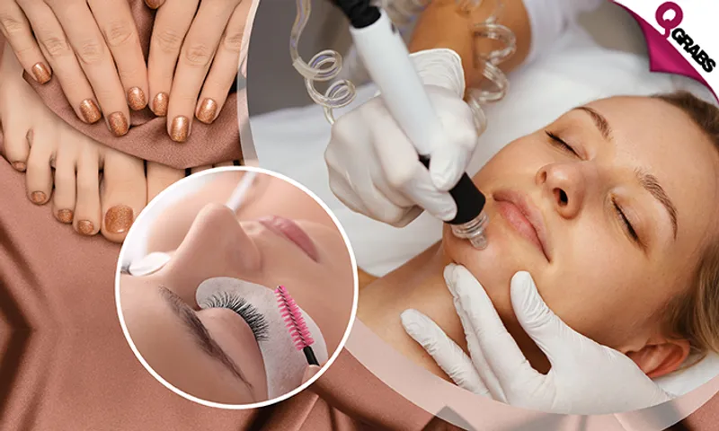 Choose THREE Beauty Services: Diamond Peel, Lash Extensions, Massage, Mani-Pedi and More!
